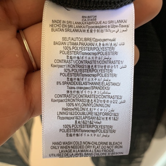 BCBGENERATION Black Spaghetti Strap Velvet Detail Mini Dress - Picture 8 of 9